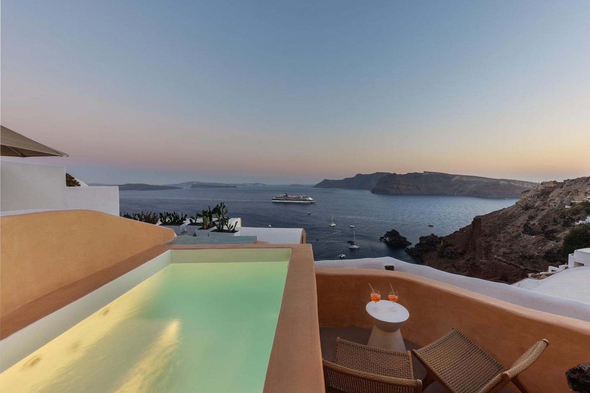 Annouso Villa With Hot Tub By Caldera Houses أويا المظهر الخارجي الصورة